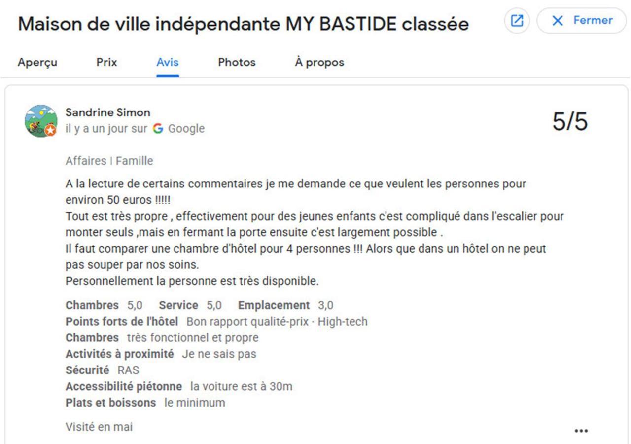 La Maison De Indépendante My Bastide Classée Hébergement de vacances Villefranche-de-Rouergue